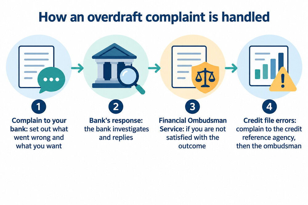 How an overdraft complaint moves from the bank to the ombudsman