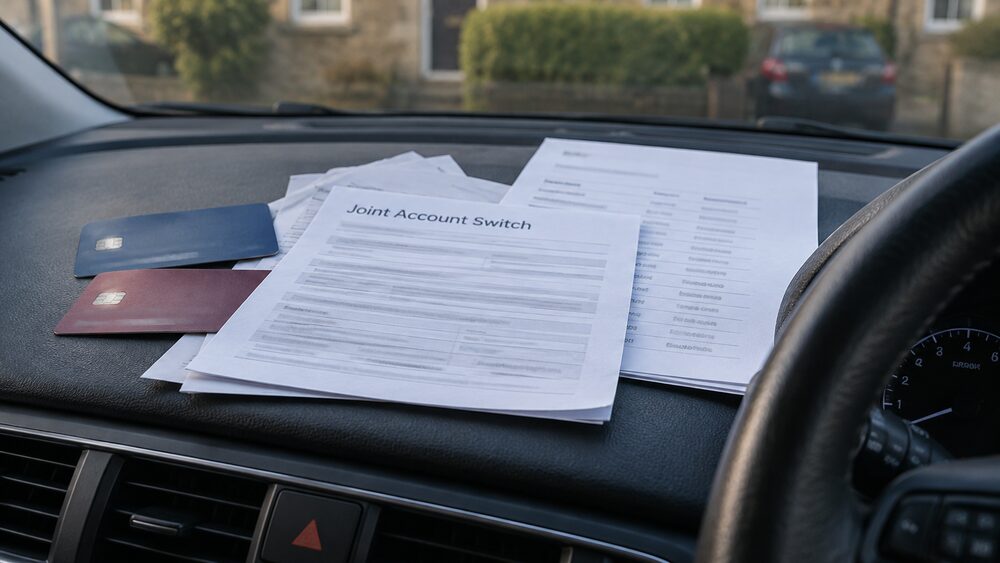 Switching a joint bank account