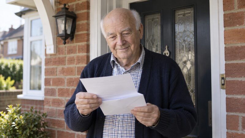 A letter from a debt collection agency telling a customer their debt has been sold, with the key details highlighted