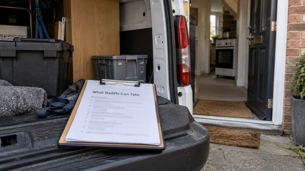 What Bailiffs Can Take and Which Goods Are Exempt