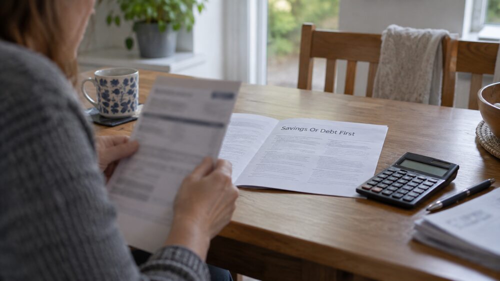 Emergency fund or paying off debt first