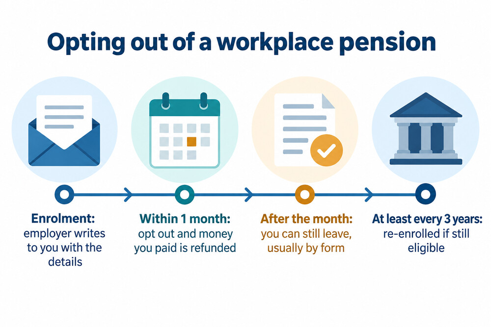 How the opt-out period and re-enrolment work
