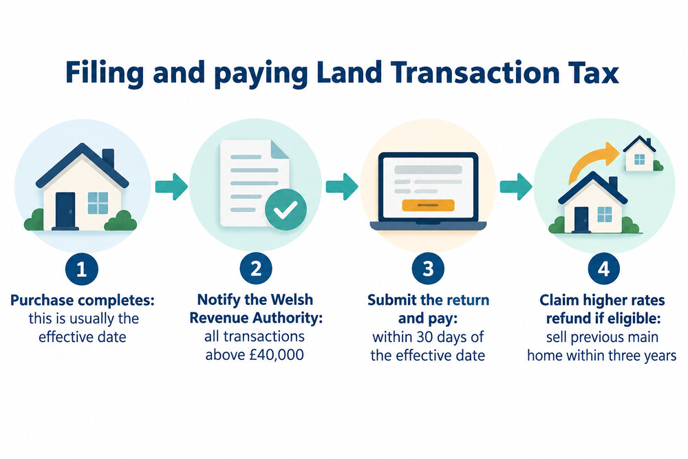 The LTT process from completion to return