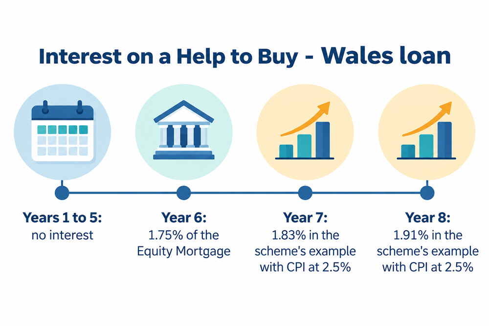 How interest on the equity loan starts and rises