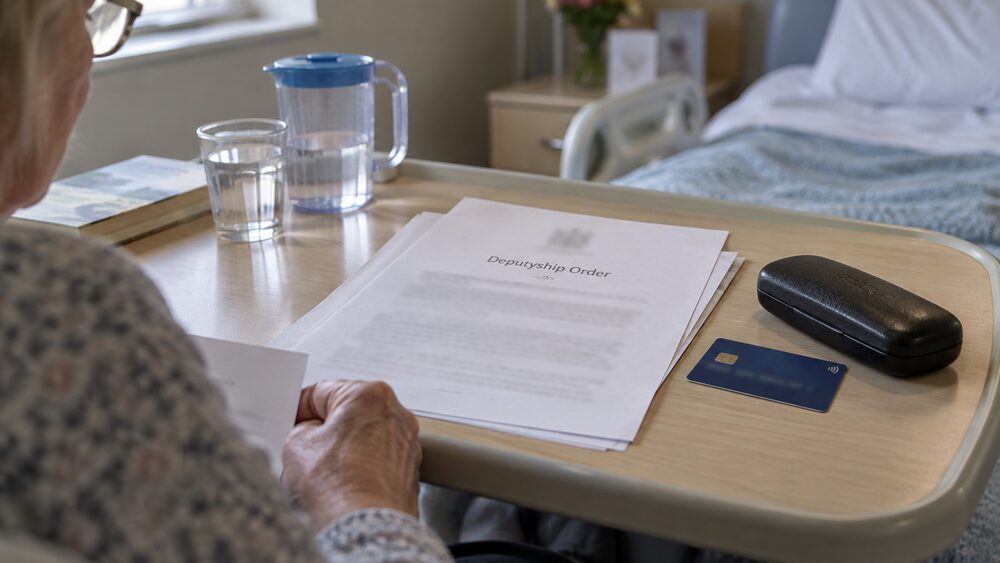Adding a deputy to a bank account after a Court of Protection order