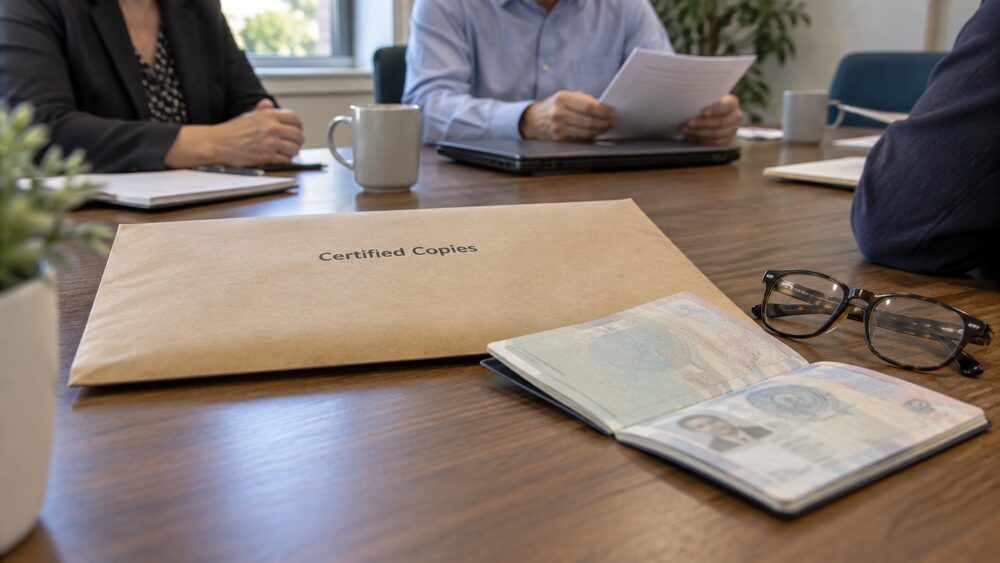 Certified copies: who can certify documents for a bank or lender