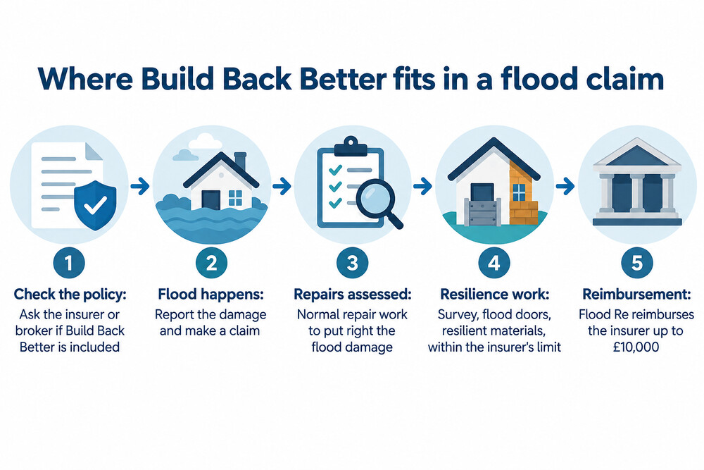 How a Build Back Better request fits into a flood claim