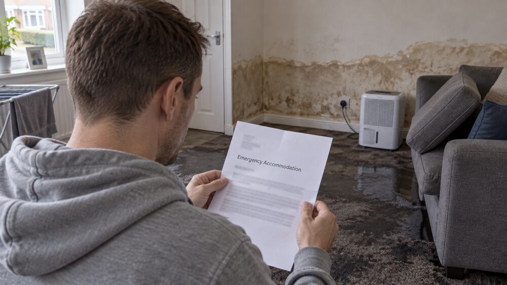 Rent, rehousing and benefits when your rented home floods