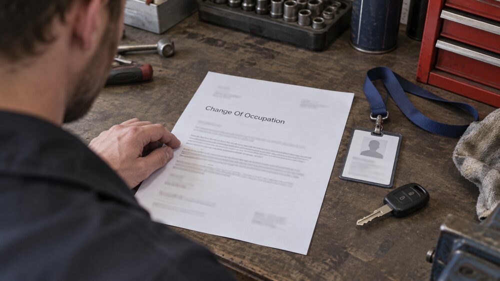 Do I have to tell my insurer if I change jobs?