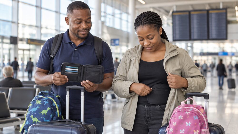 Taking cash or using a card on holiday