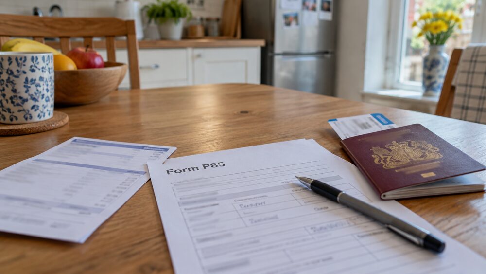 Form P85: claiming tax back when you leave the UK