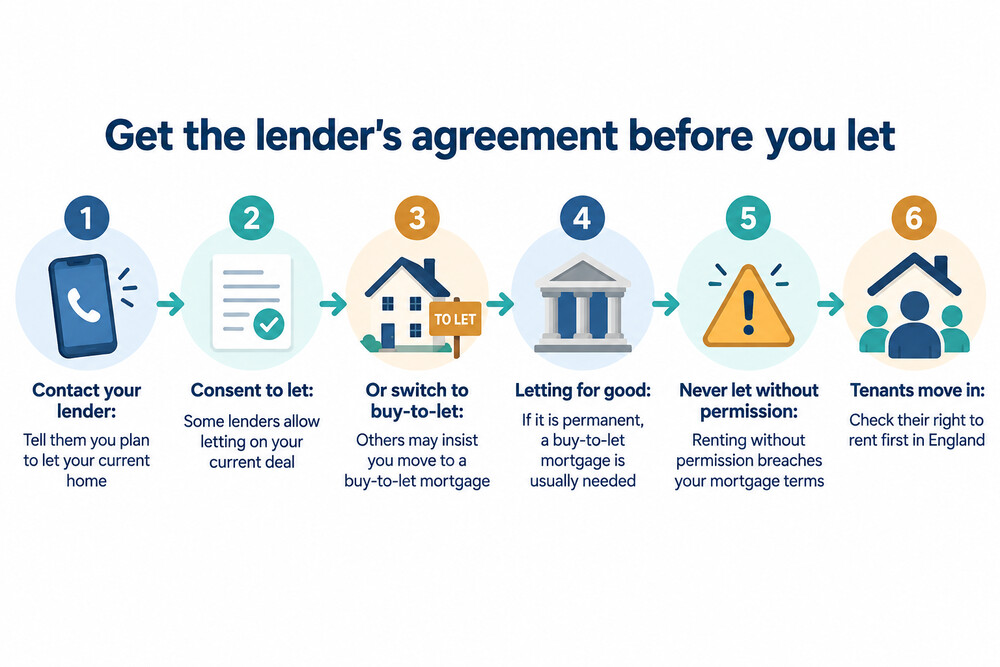 A step-by-step checklist of what a homeowner must do before letting their home and moving abroad