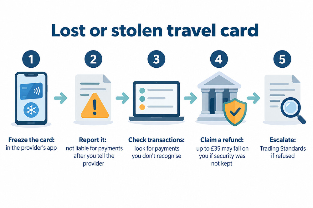 What to do when a travel card is lost or stolen abroad