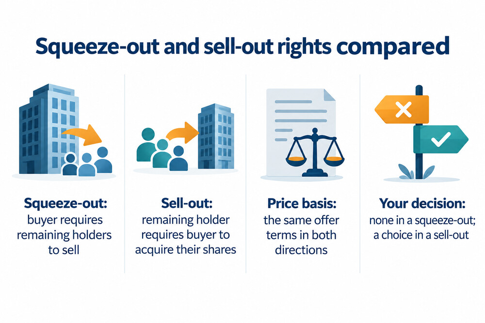 How squeeze-out and sell-out rights mirror each other