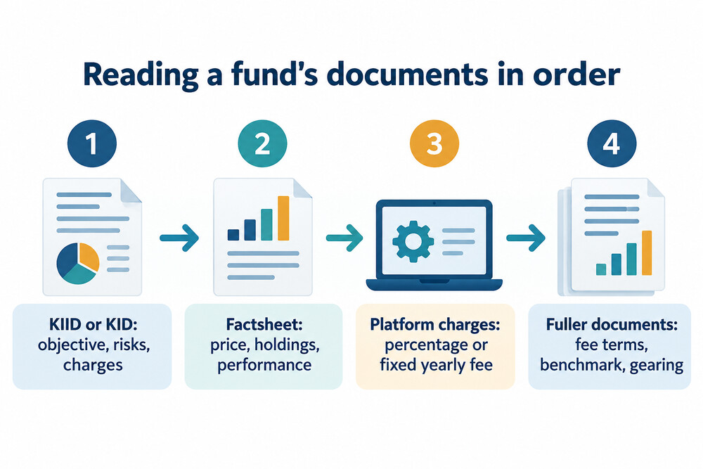 How to read a fund's documents in order before investing