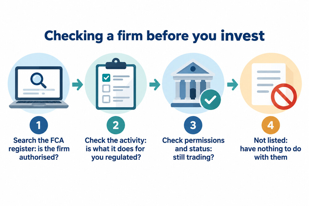 How to check a firm before investing