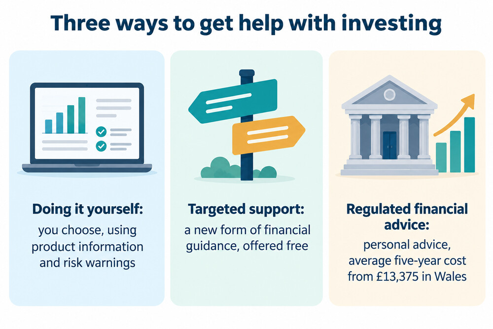 How the three levels of help differ in who gives it and whether it is personal