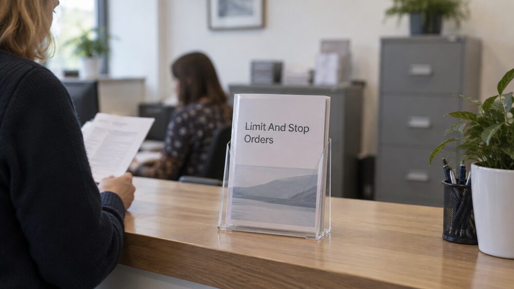 Limit orders, stop losses and other order types