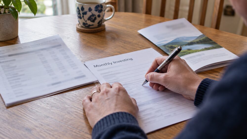 How to set up monthly savings into an investment account