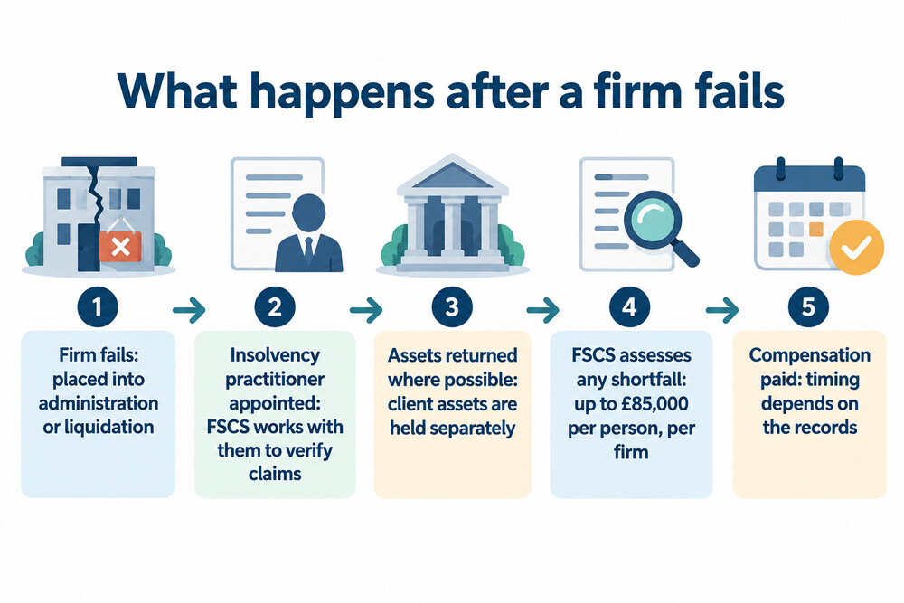 How an FSCS payout works after a firm fails