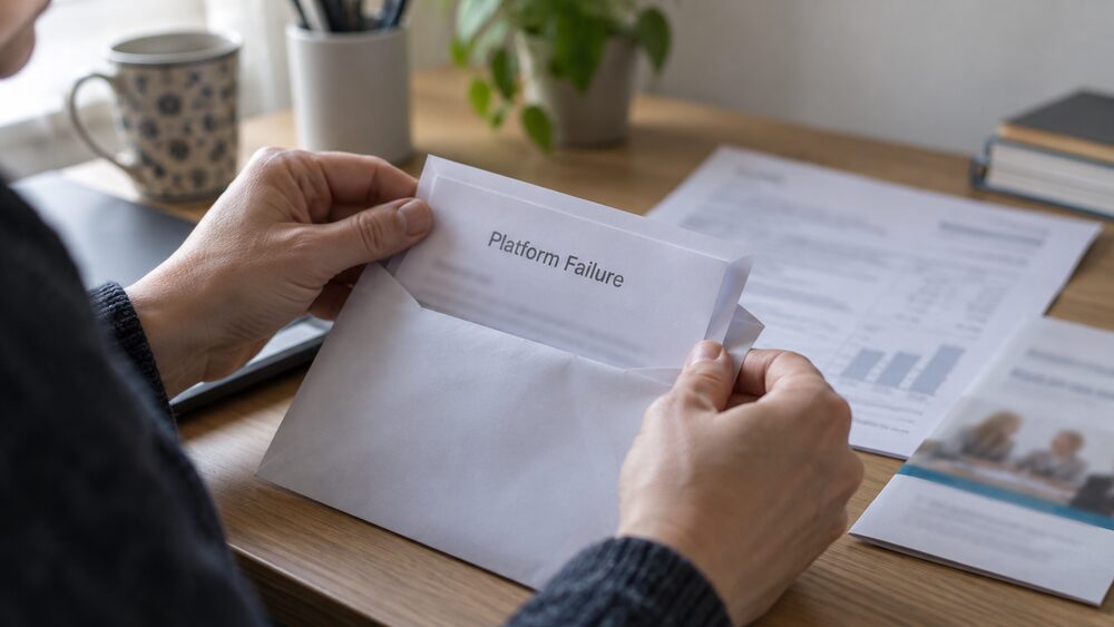 What happens if an investment platform or pension provider fails