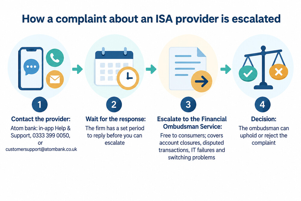 A complaint being escalated from a provider to the Financial Ombudsman Service