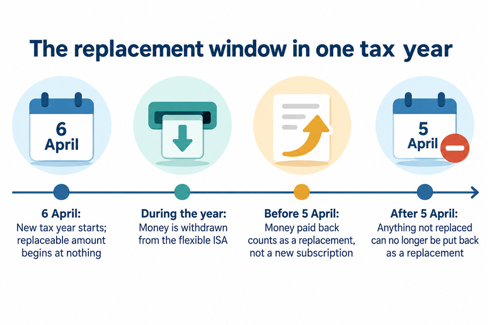 How the replacement window runs through one tax year