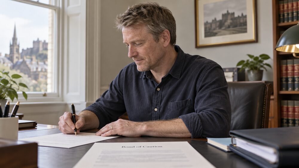 Bond of Caution for Scottish Executors