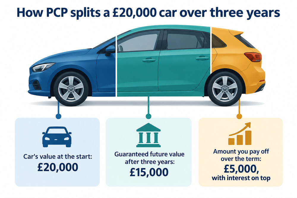 How a PCP splits the price of a car