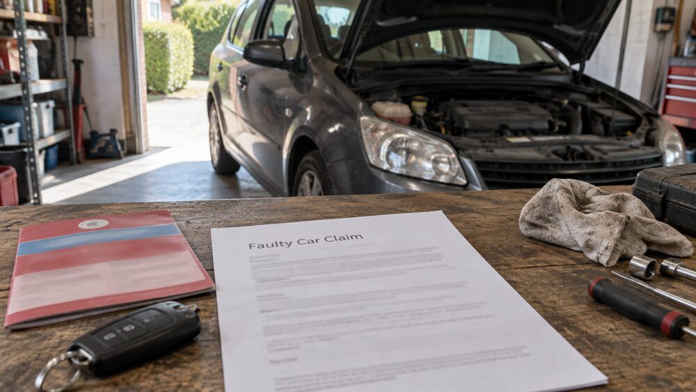 Faults on a used car bought on finance