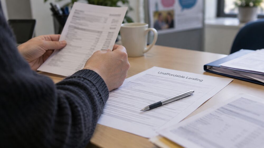 Complaining about an unaffordable loan