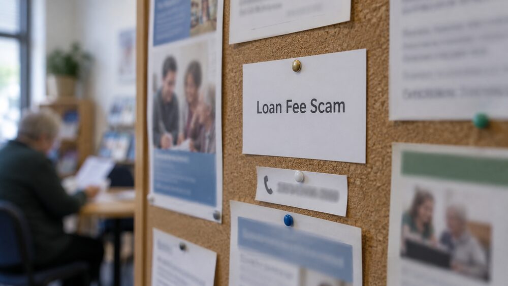 Is a lender asking for an upfront fee a scam