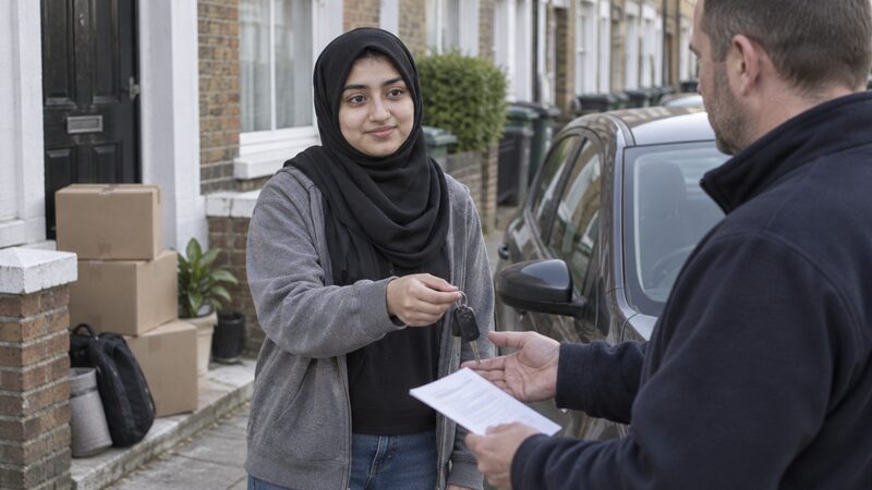 A car being handed back to a finance company at the end of a voluntary termination