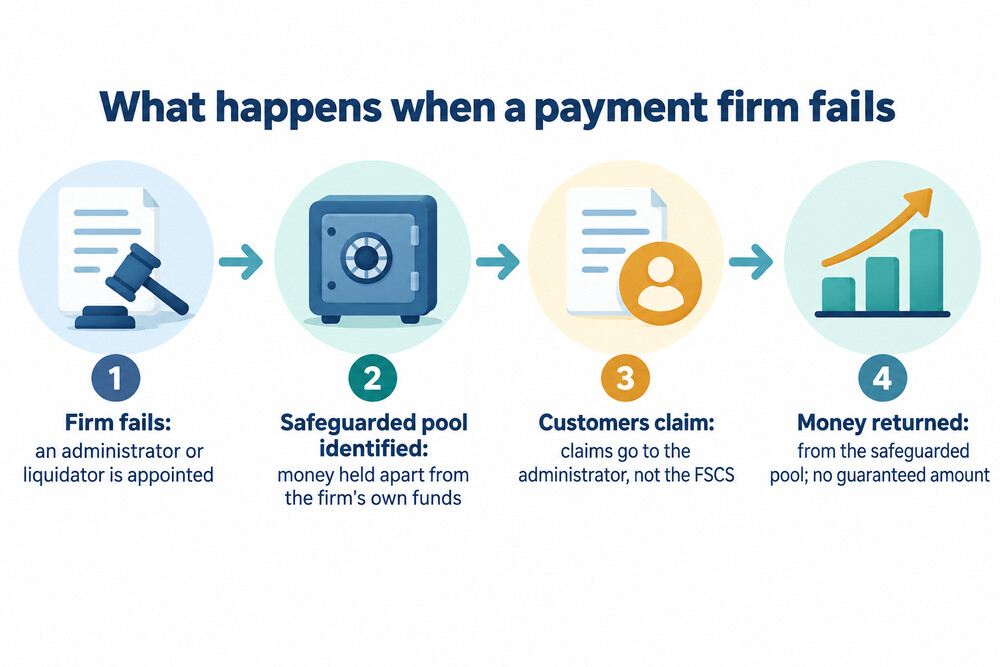 How money is returned when a payment firm fails