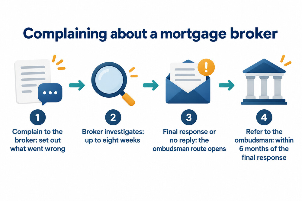How a complaint about a mortgage broker moves to the ombudsman