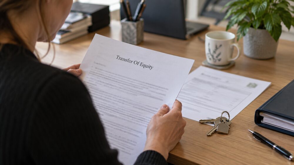 Joint mortgages, separation and transfer of equity