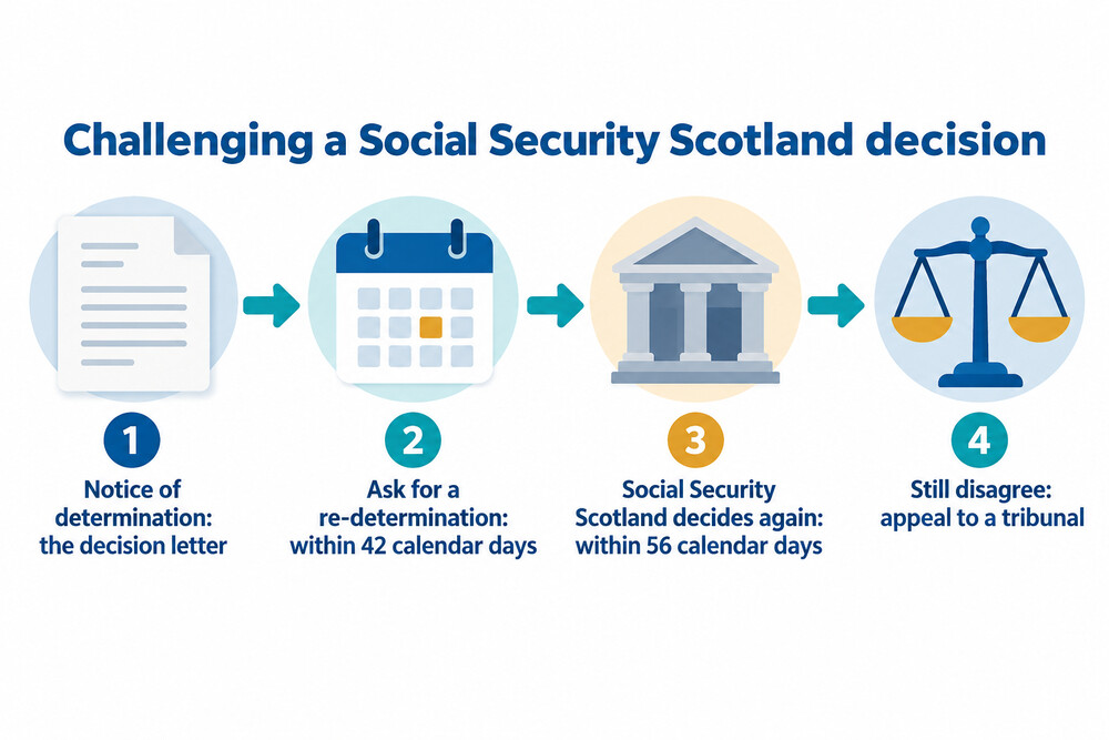 How to challenge a Social Security Scotland decision