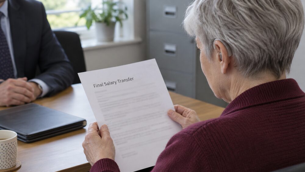 Transferring out of a final salary pension