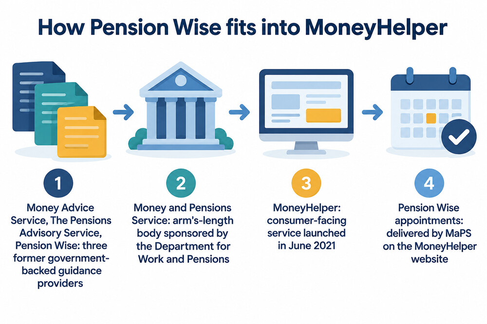 How Pension Wise sits within MoneyHelper and the Money and Pensions Service
