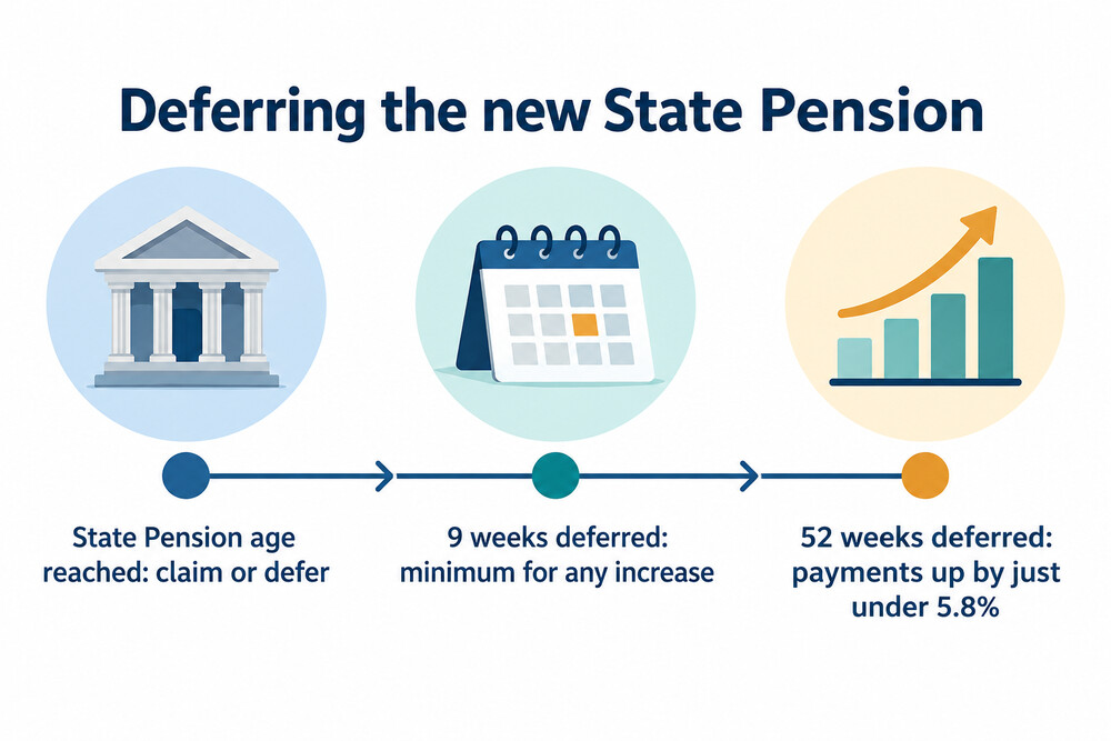 Timeline of deferring the new State Pension