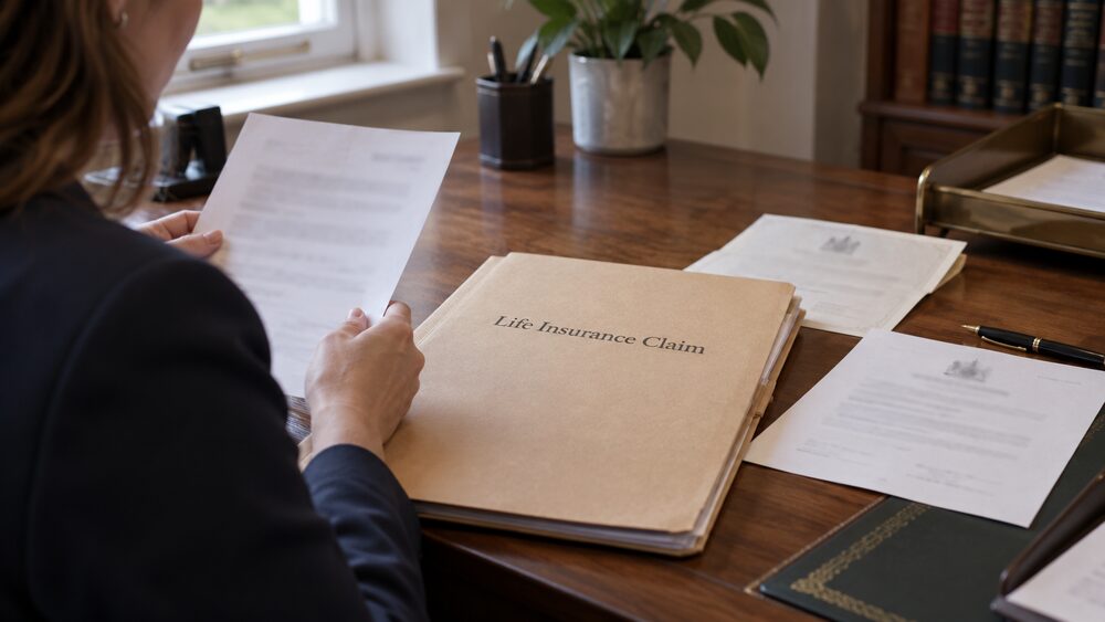 What documents are needed for a life insurance payout?
