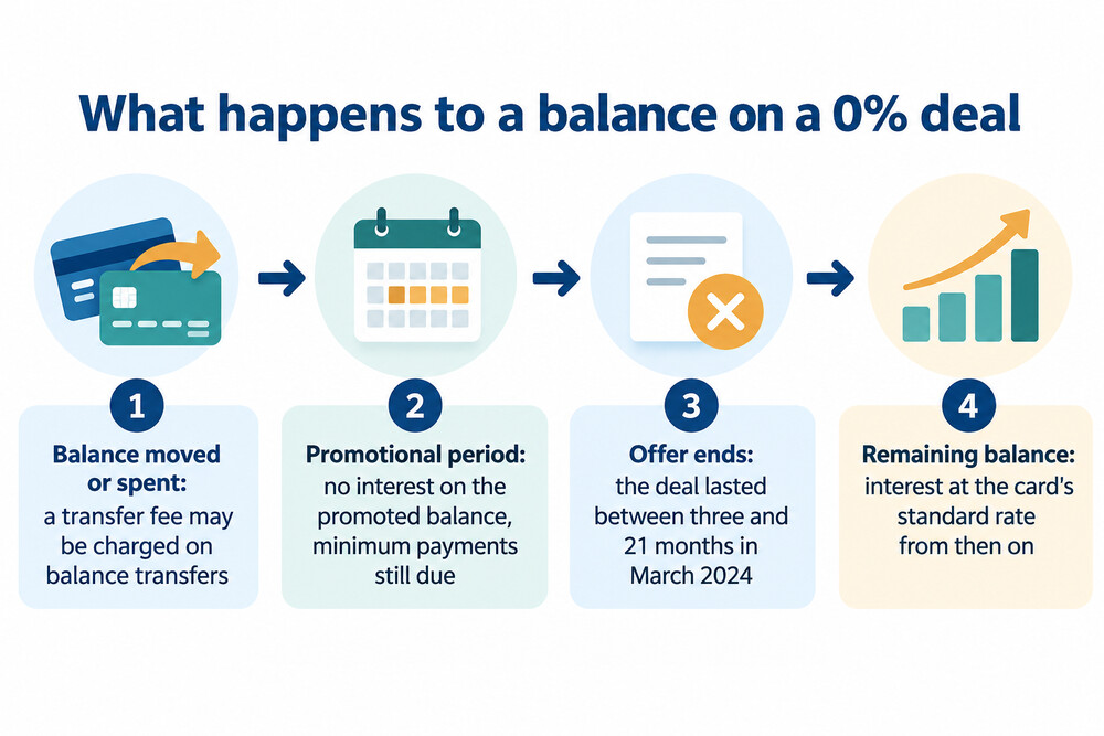How a 0% credit card deal plays out from start to finish