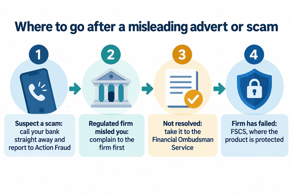 How to complain or report after a misleading advert or scam