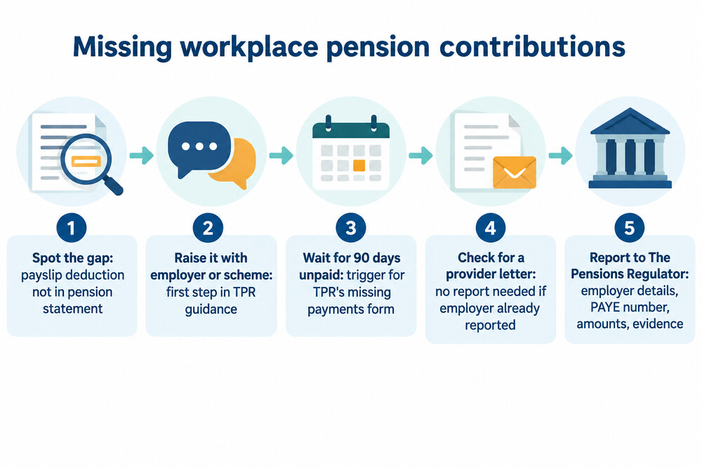 What happens when pension contributions go missing
