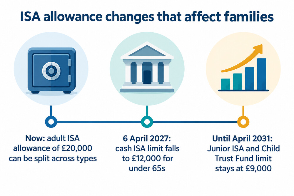Timeline of ISA and Junior ISA allowance changes